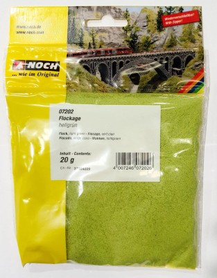 NOCH 07202 POSYPKA 20g LIGHT GREEN