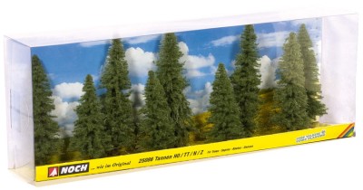 NOCH 25086 ZESTAW DRZEWEK JODŁY 8-12cm (op. 9 sztuk)