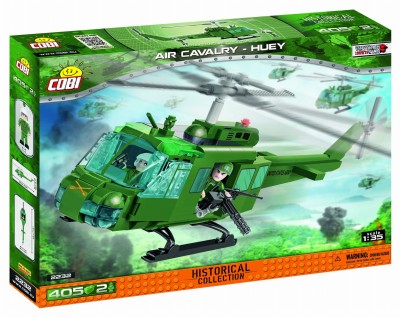 COBI 2232 śmigłowiec AIR CAVALRY - HUEY (405 klocków + 2 figurki)