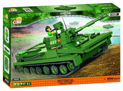 COBI 2235 czołg PT-76 (737 klocków + 1 figurka)