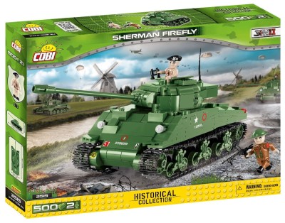COBI 2515 czołg SHERMAN FIREFLY (500 klocków + 2 figurki)