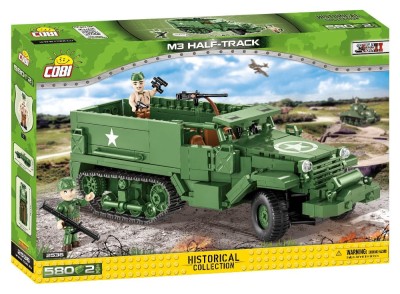 COBI 2536 czołg M3 HALF-TRACK (580 klocków + 2 figurki)