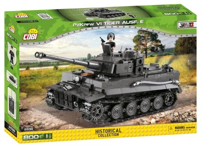 COBI 2538 czołg PZKPFW VI TIGER AUSF. E (800 klocków + 1 figurka)