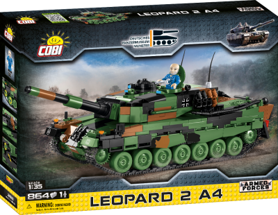 COBI 2618 czołg LEOPARD 2 A4 (864 klocki + 1 figurka)