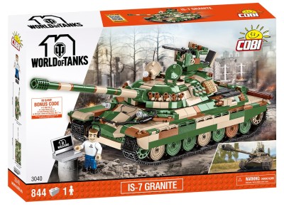 COBI 3040 czołg IS-7 GRANITE (844 klocki + 1 figurka)