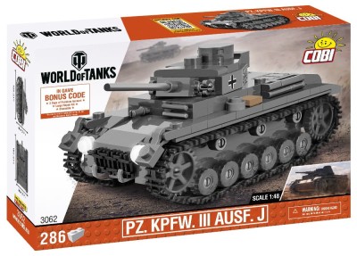 COBI 3062 czołg PZ. KPFW. III AUSF. J (286 klocków)