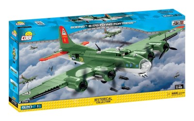 COBI 5703 samolot BOEING B-17G FLYING FORTRESS (920 klocków + 1 figurka)