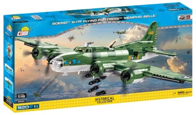 COBI 5707 samolot BOEING B-17F FLYING FORTRESS MEMPHIS BELLE (920 klocków + 1 figurka)