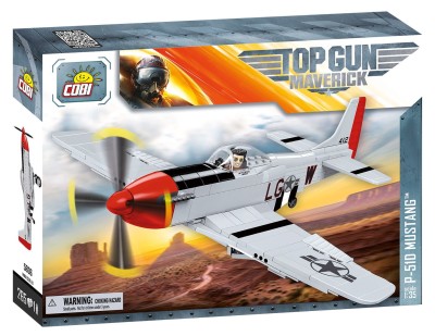COBI 5806 samolot P-51D MUSTANG (265 klocków + 1 figurka)