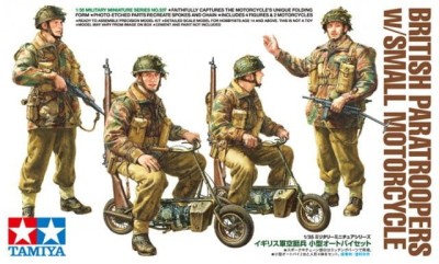 Tamiya 35337 1:35 BRITISH PARATROOPERS SMALL MOTORCYCLE