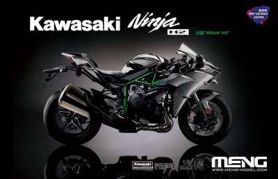 MENG MT002S 1:9 Kawasaki Ninja H2 Pre-coloured