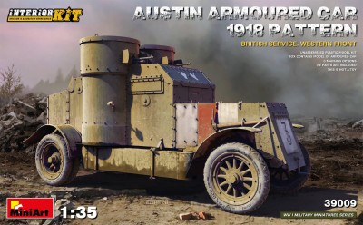 MINIART 39009 1:35 Austin Armoured Car 1918 Pattern. British Service. Western Front. [Interior Kit]