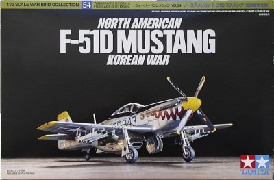 TAMIYA 60754 1:72 NORTH AMERICAN F-51D MUSTANG