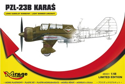 MIRAGE 480001 1:48 PZL-23B KARAŚ Light Bomber Aircraft [LIMITED EDITION]