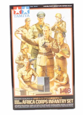 TAMIYA 32561 1:48 WWII GERMAN AFRIKA CORPS INFANTRY