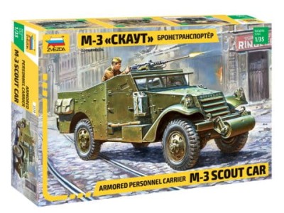 ZVEZDA 3519 1:35 M3 ARMORED SCOUT CAR