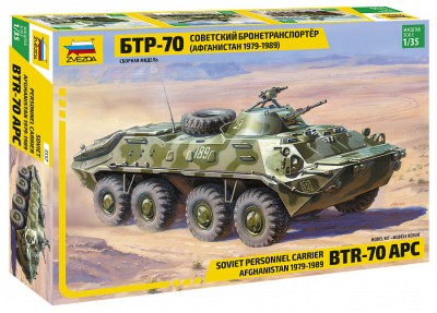 ZVEZDA 3557 1:35 BTR-70 Russian personal carrier (Afgan War)