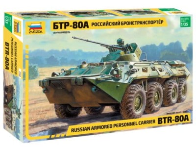 ZVEZDA 3560 1:35 RURUSSIAN BTR-80A PERS. CARRIE