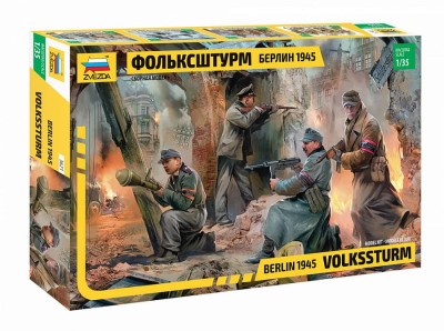Zvezda 3621 1:35 German Volkssturm, Berlin 1945