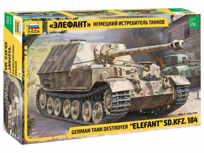 ZVEZDA 3659 1:35 German Tank Destroyer Elefant SD.KFZ. 184