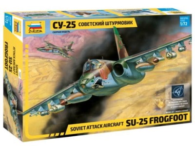 Zvezda 7227 1:72 SOVIET GROUND-ATTACK AIRCRAFT SU-25