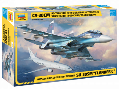 ZVEZDA 7314 1:72 Russian Air Superiority Fighter Su-30SM 'Flanker-H'