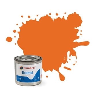 HUMBROL ENAMEL 046 ORANGE [MATT] 14ml