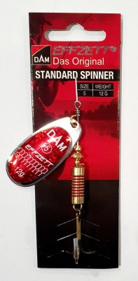 BŁYSTKA OBROTOWA DAM STANDARD SPINNER 5124305 #5 12g - REFLEX RED 