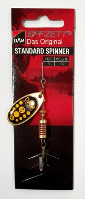 BŁYSTKA OBROTOWA DAM STANDARD SPINNER 5121203 #3 6g - BLACKY 