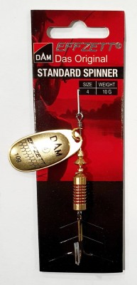 BŁYSTKA OBROTOWA DAM STANDARD SPINNER 5120204 #4 10g - GOLD 