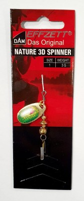 BŁYSTKA OBROTOWA DAM NATURE 3D SPINNER 5130303 #1 3g - RUDD 