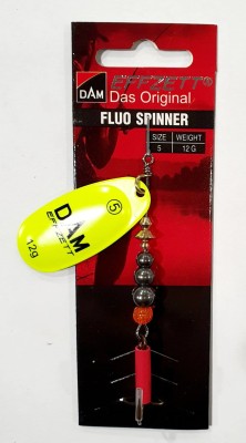 BŁYSTKA OBROTOWA DAM FLUO SPINNER 60689 #5 waga: 12g - YELLOW 