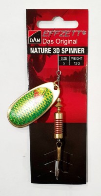 BŁYSTKA OBROTOWA DAM NATURE 3D SPINNER 5130312 #5 12g - RUDD 