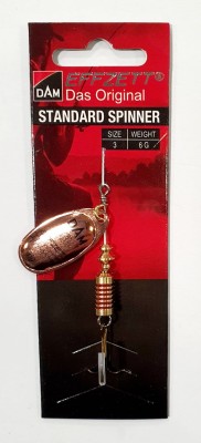 BŁYSTKA OBROTOWA DAM STANDARD SPINNER 5120303 #3 6g - COPPER 