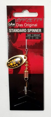 BŁYSTKA OBROTOWA DAM STANDARD SPINNER 5121202 #2 4g - BLACKY 