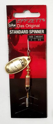 BŁYSTKA OBROTOWA DAM STANDARD SPINNER 5120203 #3 6g - GOLD 