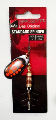 BŁYSTKA OBROTOWA DAM STANDARD SPINNER 5131104 #4 10g - BLACK RED 