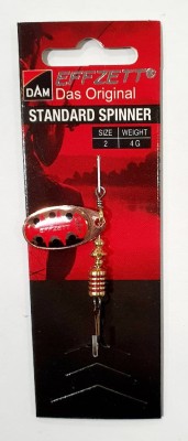 BŁYSTKA OBROTOWA DAM STANDARD SPINNER 5131502 #2 4g - COPPER BLACK DOT 