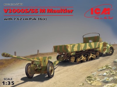 ICM 35803 1:35 V3000S/SS MUALITIER W.7,62 PAK 36r
