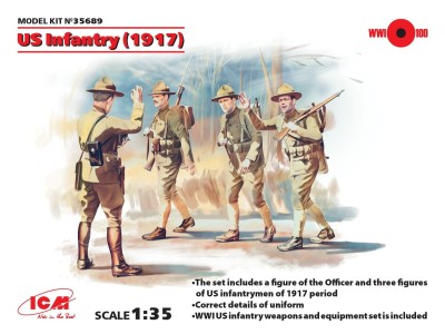 ICM 35689 1:35 US Infantry 1917