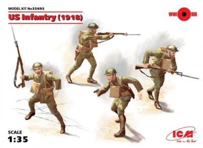 ICM 35693 1:35 US Infantry 1918