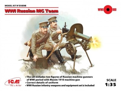 ICM 35698 1:35 Russian Maxim MG Team