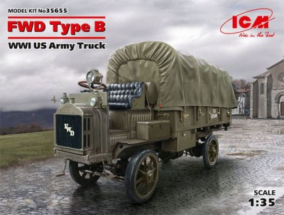 ICM 35655 1:35 WWI USA Army Truck FWD Type B