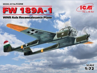 ICM 72294 1:72 FW 189A-1 AXIS RECON. PLANE
