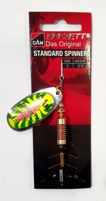 BŁYSTKA OBROTOWA DAM STANDARD SPINNER 60529 #5 12g - FIRESHARK 