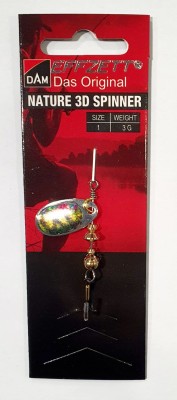 BŁYSTKA OBROTOWA DAM NATURE 3D SPINNER 5130503 #1 3g - PERCH 