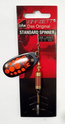 BŁYSTKA OBROTOWA DAM STANDARD SPINNER 5131105 #5 12g - BLACK RED 