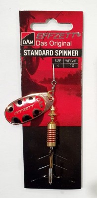 BŁYSTKA OBROTOWA DAM STANDARD SPINNER 5131504 #4 10g - COPPER BLACK DOT 