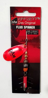 BŁYSTKA OBROTOWA DAM FLUO SPINNER 60682 #4 waga: 10g - RED 