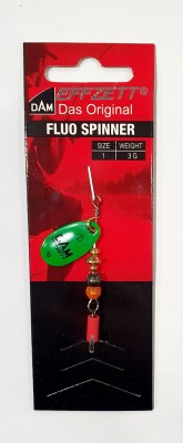 BŁYSTKA OBROTOWA DAM FLUO SPINNER 60659 #1 waga: 3g - GREEN 